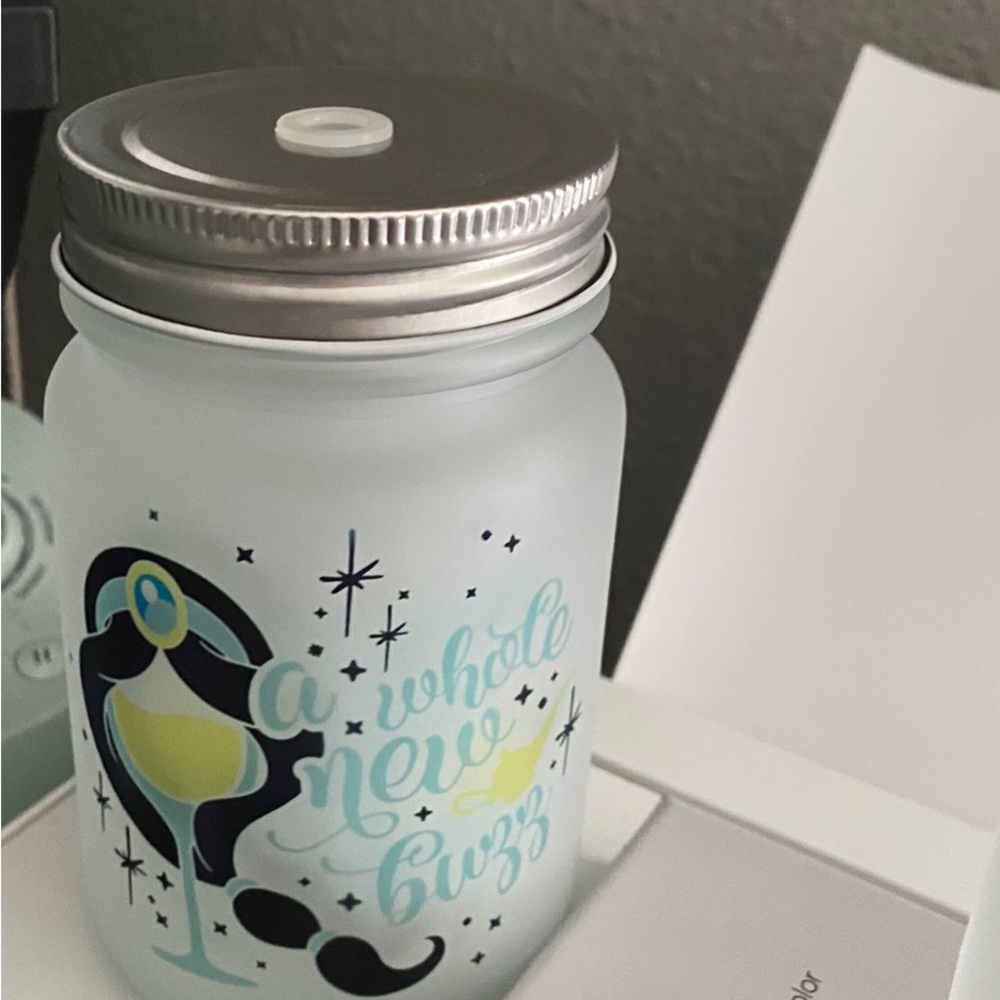 Mason jar glass